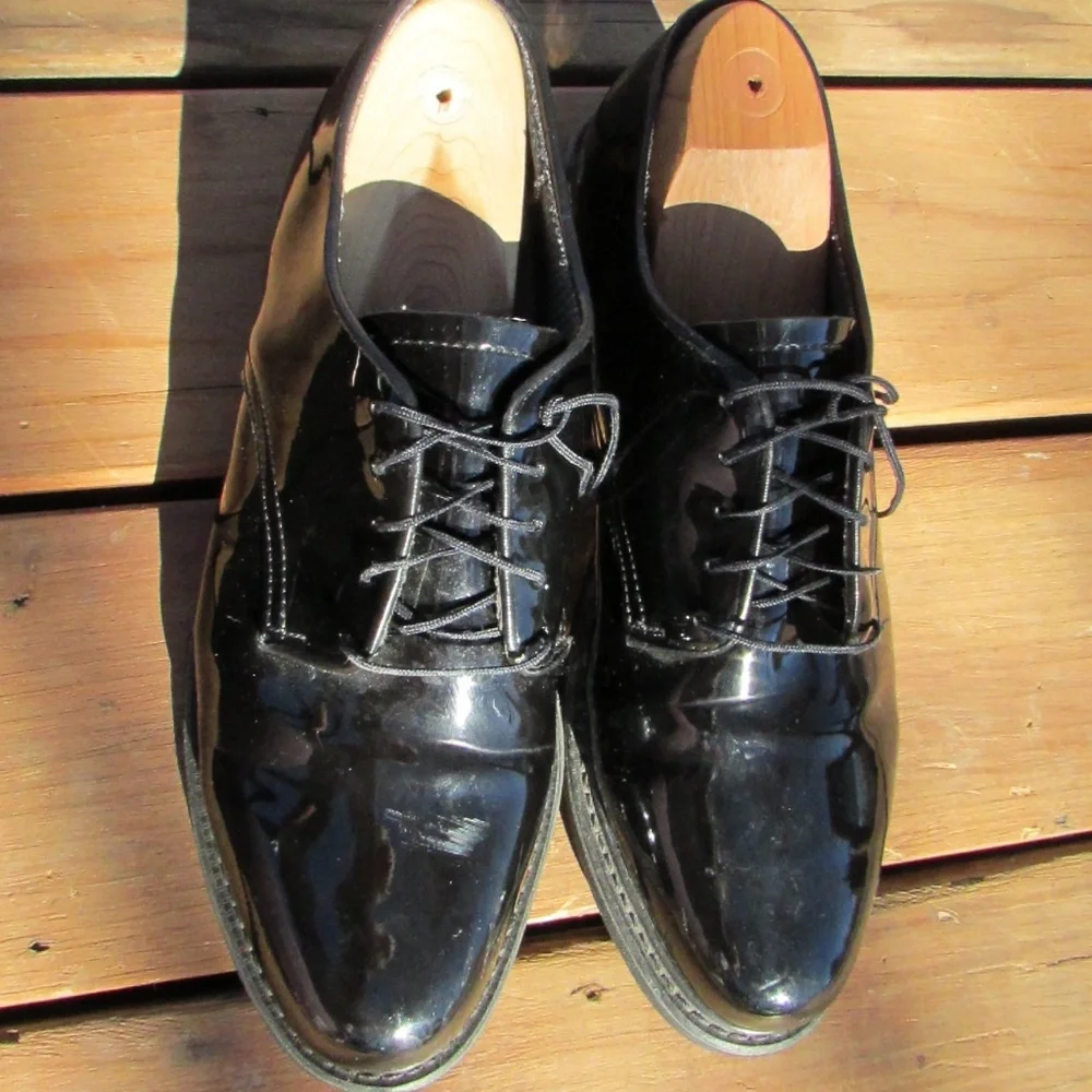 Capps Air-Lite High Gloss Uniform Oxfords